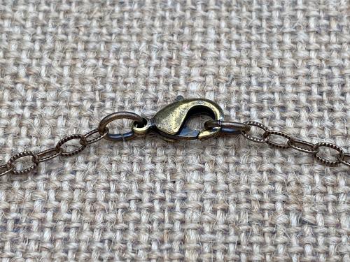Bronze, Our Lady of the Rosary, Medal Pendant Necklace, Antique Replica, Notre-Dame-Du-Cap Quebec, Our Lady of the Cape Shrine, Immaculata