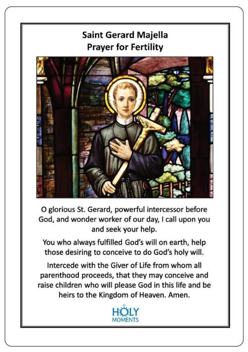 Gold St Gerard Majella Medal on Box Chain Necklace, French Antique Reproduction, Patron Saint of Expectant Mothers and Saint of Fertility