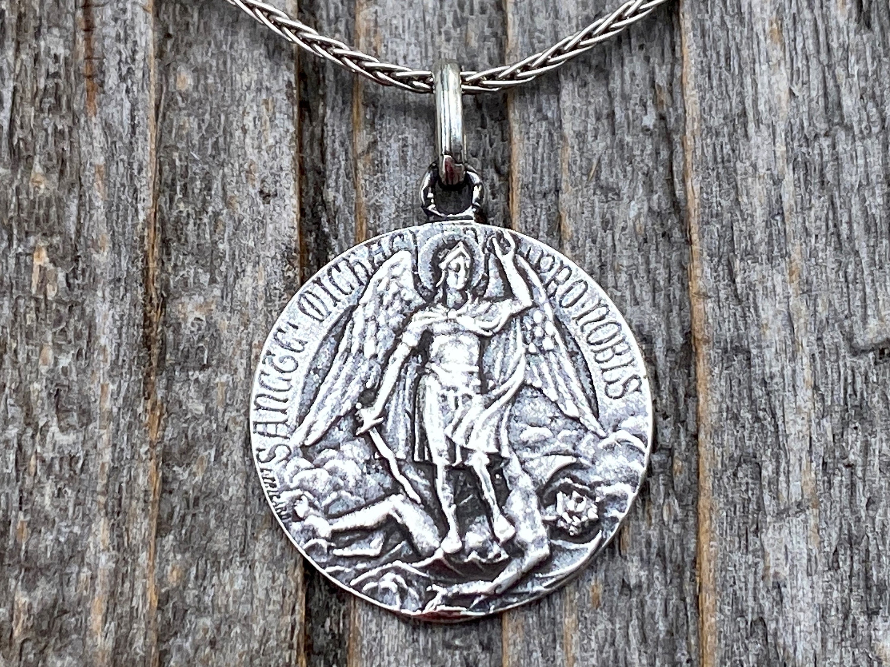 St Michael and Guardian Angel Men's Necklace — WE ARE ALL SMITH