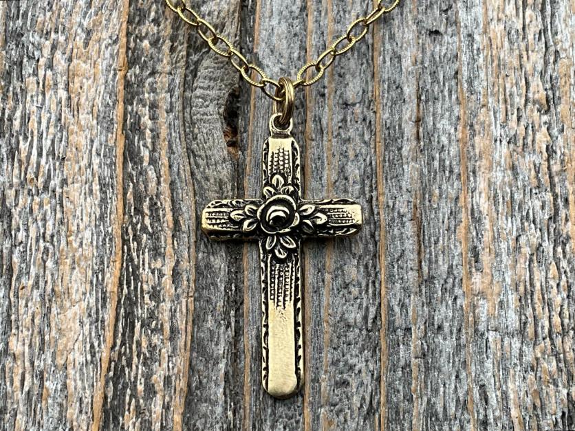 Rosen Kreuz】guilty cross leather necklace | OUR BRAND,Rosen