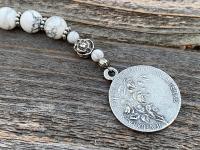 Sterling Silver St Thérèse of Lisieux Chaplet, The Little Flower Chaplet, Chaplet of Saint Theresa, The Little Saint Rosary, Antique Replica