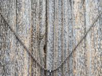 Oxidized Sterling Silver 1.5mm Wheat Chain, CHAIN ONLY, .925 Sterling Silver 1.5 mm Necklace, Length Options 16" 18" 20" 22" or 24" Inches