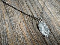 Sterling Silver St Thérèse of Lisieux Medallion, Antique Replica of Rare French Medal by Paul Brandt, Saint Therese of the Child Jesus Medal